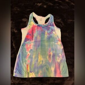 C9 by Champion girl's tie-dye athletic racer back tank top